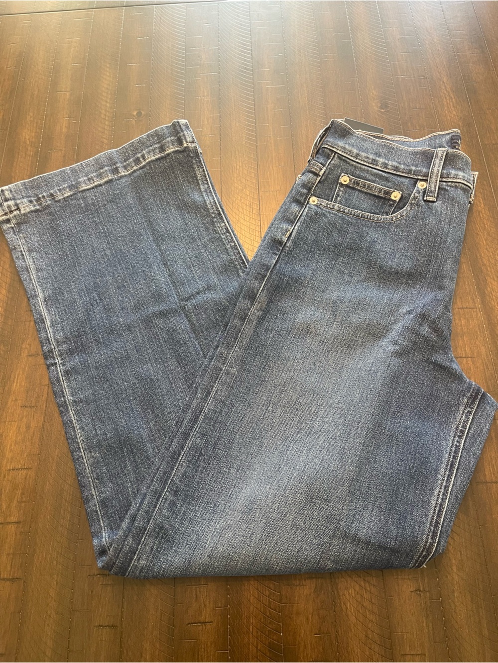 J. Crew NWT Women Classic Blue Wide-Leg Jeans sz26 CO136 - Picture 10 of 11